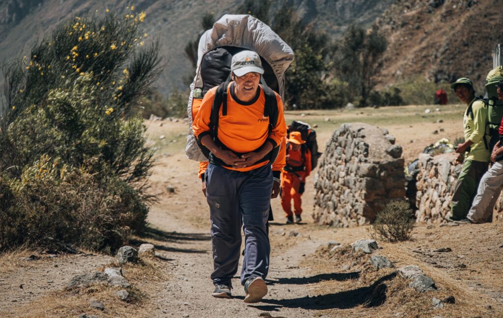 Porteadores Camino Inca